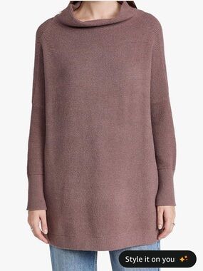 Cozy Mauve Tunic Sweater